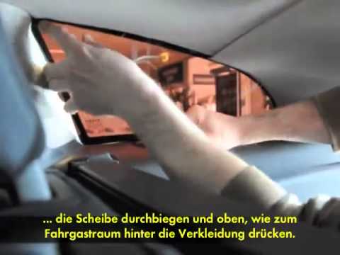 Volvo V60 Solarplexius Auto Sonnenschutz Scheibentonung Einbau Youtube