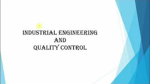 Industrial Engineering And Quality Control MCQ Series- Part 3