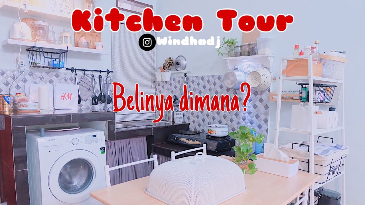 KITCHEN TOUR 2021 Dapur  Minimalis  2m x  2  5m YouTube