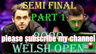 Ronnie O'Sullivan vs Kyren Wilson - SF - PART 1 ** 2020-15-Feb ** short form