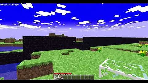 Minecraft Infdev 20100227 Obsidian Walls