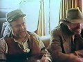 Jack Elam, David Huddleston, John Wayne and George Plimton play cards in a trailer...