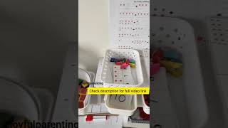 Ten frame theme Montessori shelf activity ideas #joyfulparenting #montessoriathome #homeschooling
