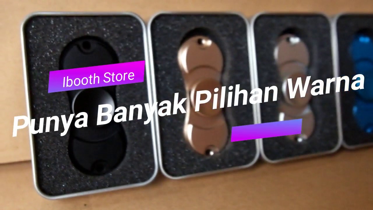 Review Fidget Spinner Metalic Indonesia - Ibooth Store