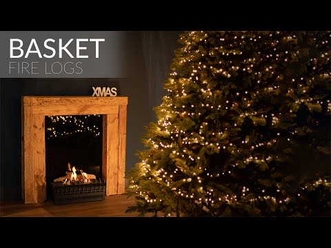 Basket Fire Logs – Ventless Automatic Ethanol Fireplace for Portal Arrangements