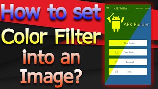 How to set Color Filter into an Image? (Android JAVA)