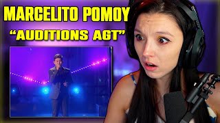 I'm Blown Away!! Marcelito Pomoy - AGT Audition | FIRST TIME REACTION