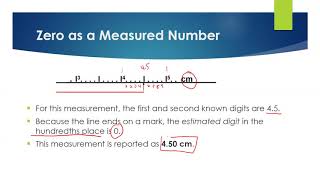 When do you add a Zero to a Measurement