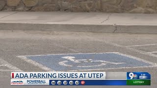 ADA parking issues at UTEP