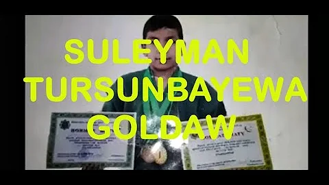 #SULEYMAN TURSUNBAYEWY KIM OLDURDI #TURKMENISTAN