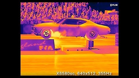 FLIR High Speed Thermal Imager at SantaPod Raceway