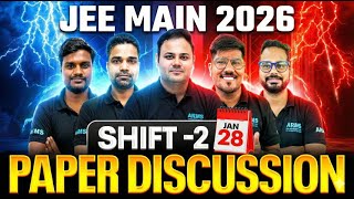 🔴 JEE Main 28 Jan 2026 - Shift - 2 Paper Discussion LIVE 🔥| #jeemain2026 #jee