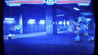 Tekken 4 Practice Mode - Ling Xiaoyu VS Combot