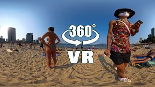 360° VR Beach Walk 4k VR 