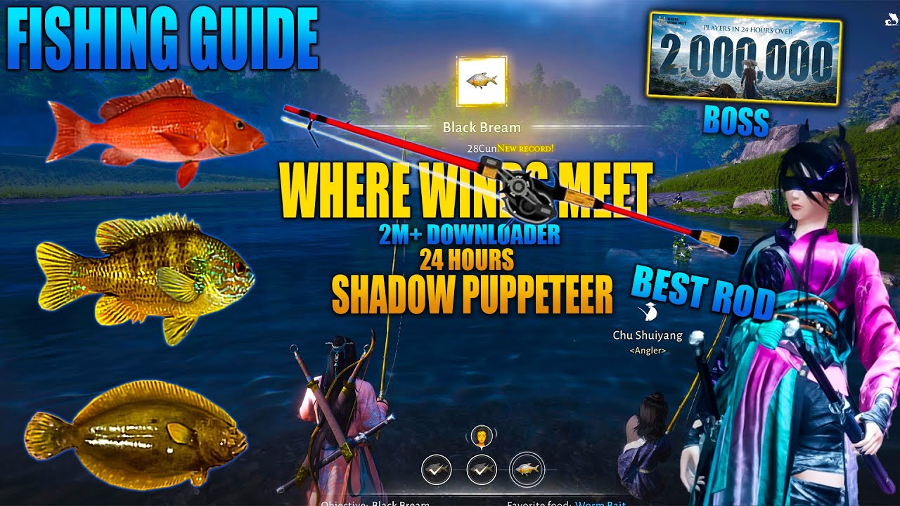 Rare Fish Rustbolt HOW TO FARM FISH - RARE FISHING ROD WHERE WINDS MEET - YouTube