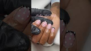 French Tips with a twist 🌸 #nailtutorial