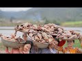 Preparing KFC WHOLE DUCK 150KG Style Recipe - Trying Fry 100 Ducks For Donation Food in My Commune