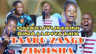 CHAKUTUMAINI SINA, TAABU ZANGU, BOLELA YESU,YESU NI MWANA WA DAUTI, HOSANA HALLELUYA, GENDA ROHO....