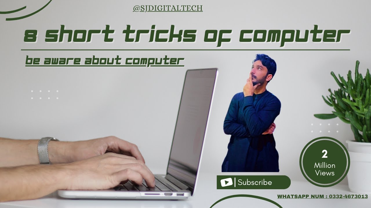 8 important Computer Tricks // @SJDIGITALTECH - YouTube