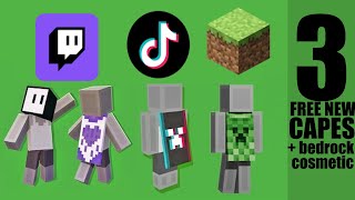 How to Obtain the 3 *FREE* NEW Minecraft Capes!