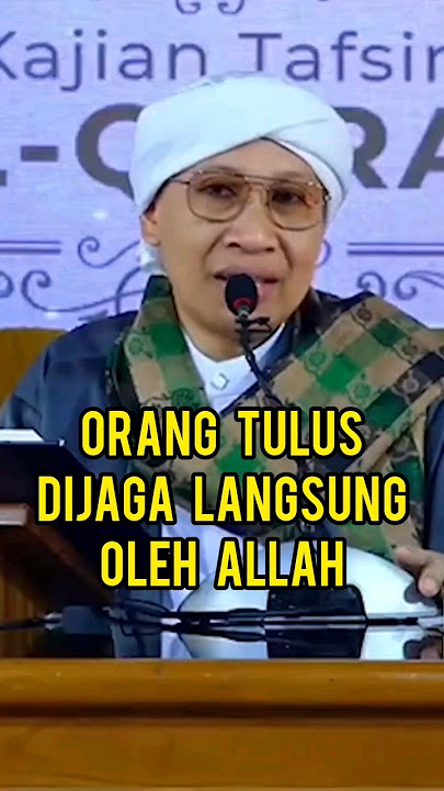 Orang Tulus Dijaga Langsung oleh Allah - #buyayahya #albahjah