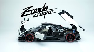 PAGANI ZONDA CINQUE 1/18 Scale Almost Real Model Car.