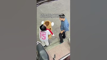 Trời lạnh mà còn phải ăn cơm chó nữa #bemori #gaubong #gấu bông #capybara