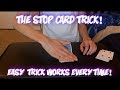 Stop! EASY Fooling Card Trick Performance And Tutorial!