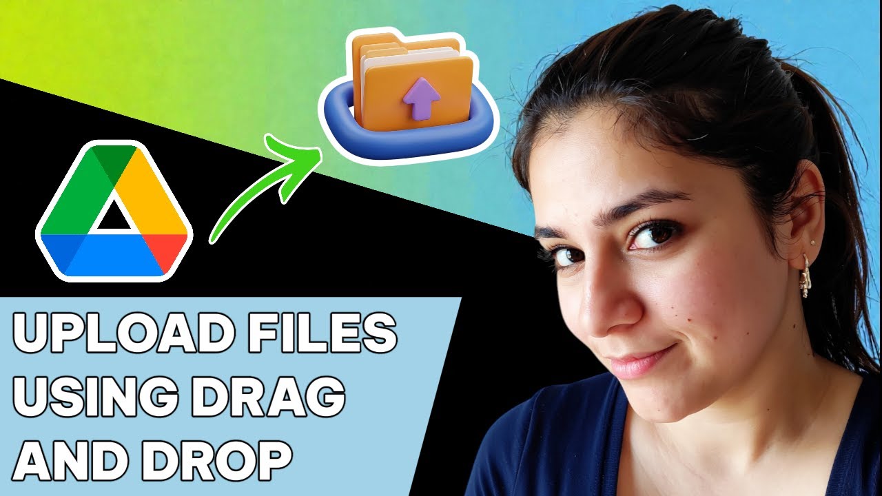 How to upload files to Google Drive using drag and drop - YouTube