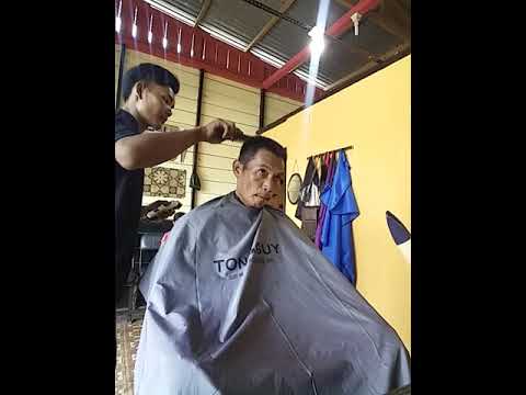 Cara pangkas rambut  model cepak  3 menit by RONIE YouTube