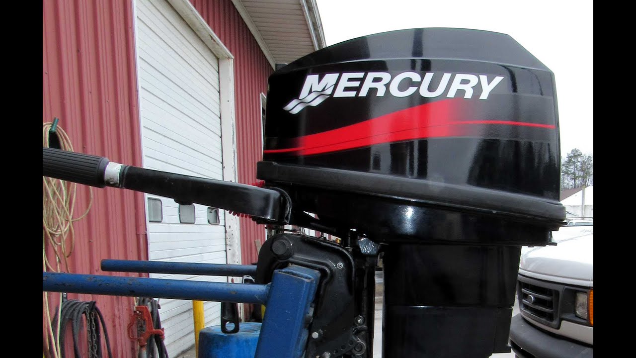 6M2356 Used 2002 Mercury 25ML 25HP Tiller 2-Stroke ... mercury 115 4 stroke wiring diagram 