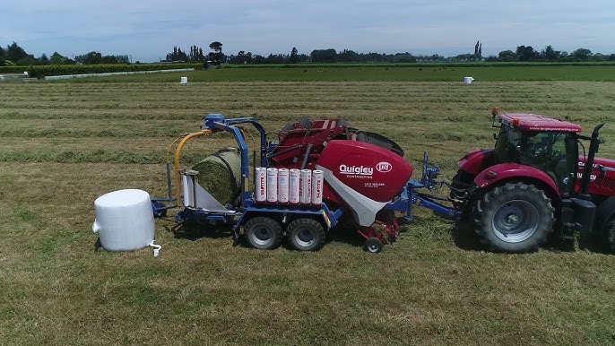 ETA PINABEL / Fendt 722 et kombi Goweil G1 F125 (bottes enrubanné) 