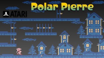 Polar Pierre 🕹 ATARI 400/800 Gameplay Retro HD