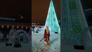 Дед Мороз на Октябрьской, Минск