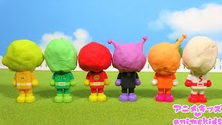 アンパンマン アニメ おもちゃ ねんど あそび スタンプ 粘土 animekids アニメキッズ Anpanman Toy