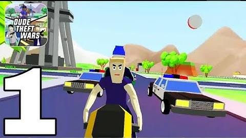 Dude theft wars : open world sandbox simulator   Android gameplay