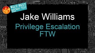 Privilege Escalation FTW