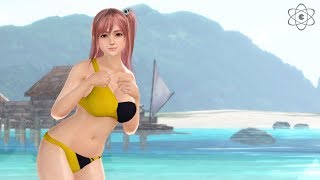 DOAX3 Scarlet - Honoka Whirlwind Special: full relax gravures, pole dance & more