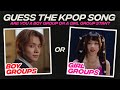 GUESS THE 100 KPOP SONGS (BOY GROUPS VS GIRL GROUPS) | Visually Not Shy