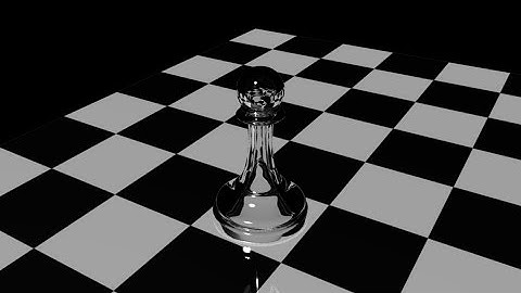 Maya tutorial: create a complete chess set and create glass effect Part 01