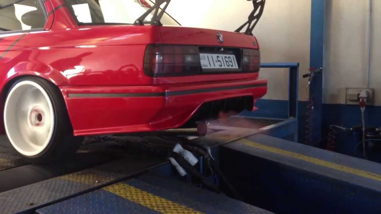 BMW E30 Turbo Drift Car Anti Lag Flame Exhaust YouTube