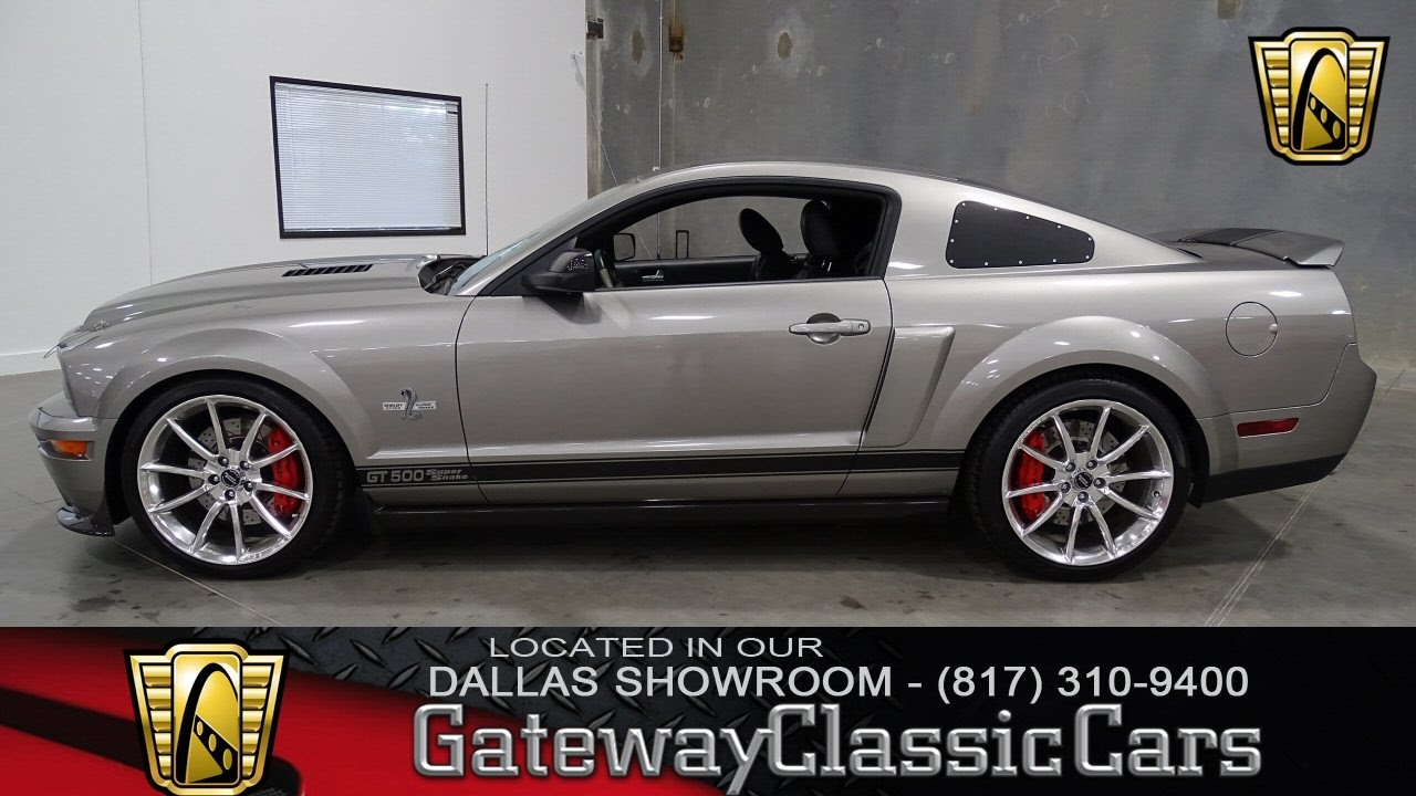 2008 Ford Mustang Gt500 Super Snake 281 Dfw Gateway Classic Cars