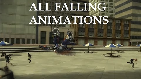 [Epic Modding] Transformers The Game: FALLING ANIMATIONS(Optimus,Starscream,Ratchet,Blackout,Brawl..