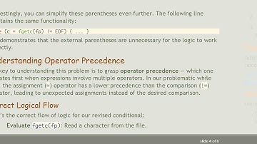 Understanding the Double Parenthesis Issue in While Loops