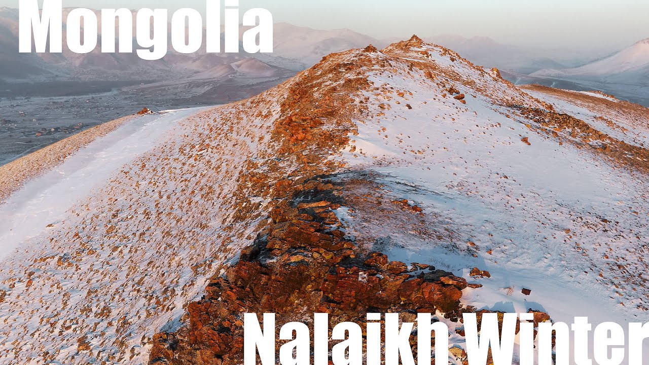 Mongolia | Winter | Nalaikh | UlaanBaatar | Drone | 4K