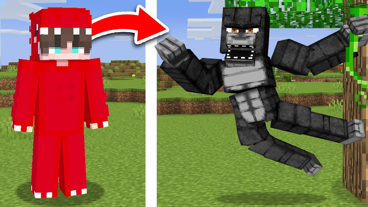 I Fooled My Friend as KING KONG in Minecraft