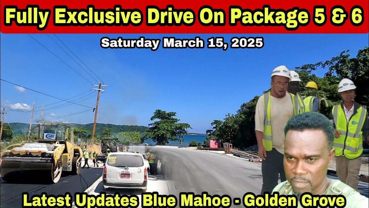 COME EXPERIENCE THIS DRIVE FROM BLUE MAHOE  TO GOLDEN GROVE ST THOMAS NEW ROAD