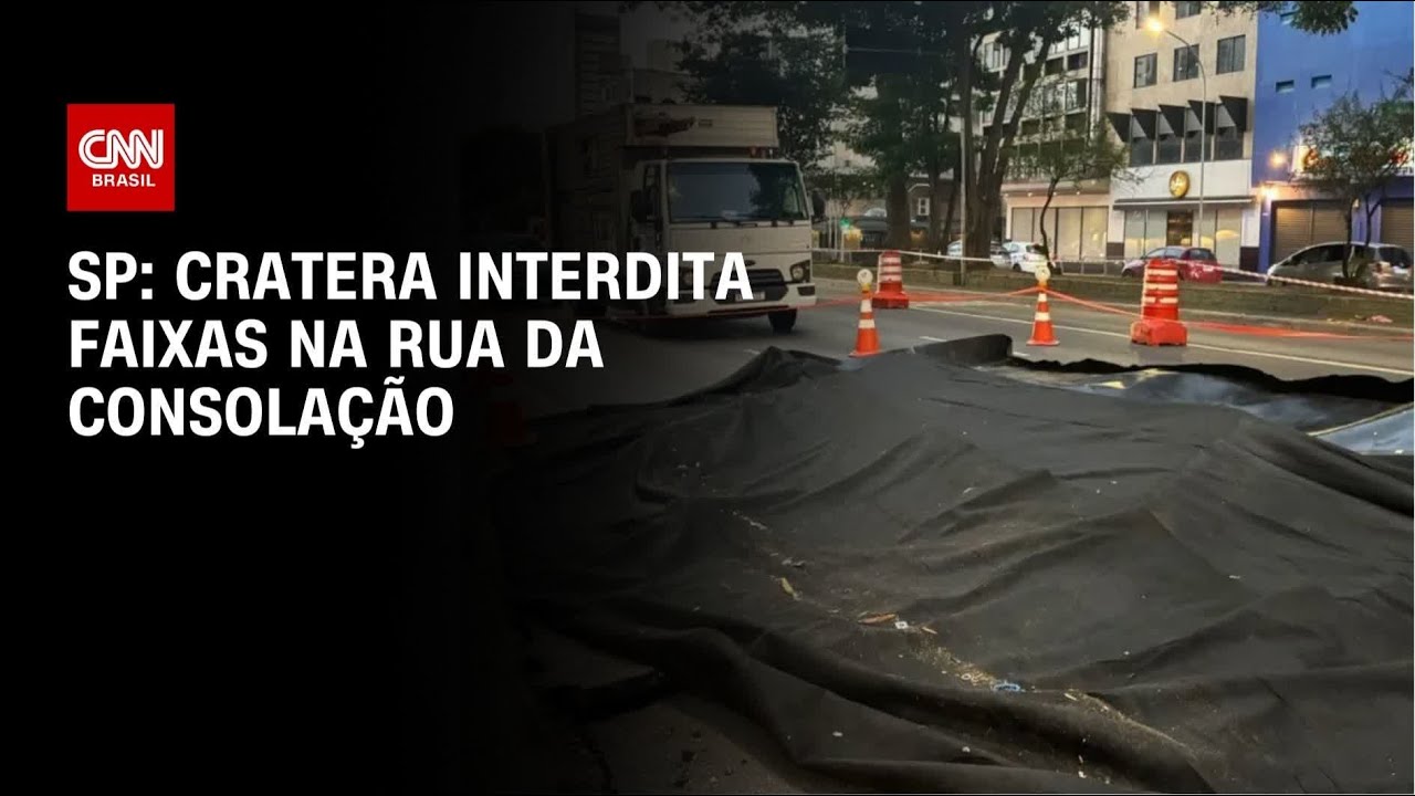 Explosão abre cratera na rua da Consolação, em São Paulo | CNN NOVO DIA