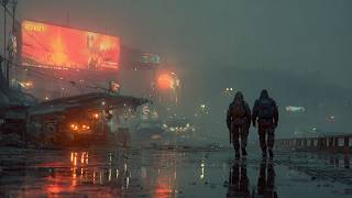 Neon Reflections Under Rain - Cyberpunk Ambient