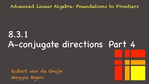 8.3.2 Existence of A-conjugate search directions